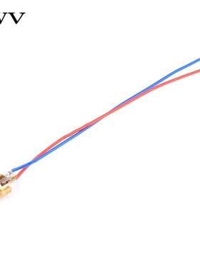 3V5V激光头激光二极管5mW红色点状一字组铜材半导体激光管6MM外径