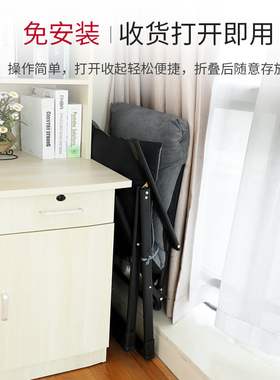 折叠躺椅午休午睡懒人家用休闲电脑椅学生宿舍单人椅阳台靠背椅子