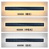 太阳能长条灯户外角YG 55328防水方壁灯庭院门口别壁挂墅阳台露台