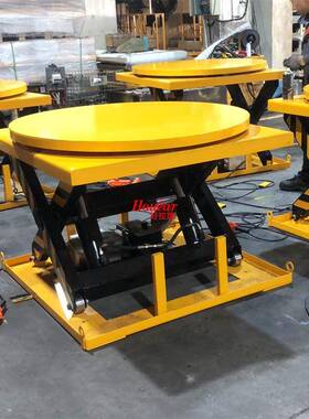 好拉H转W1001台面BZI可旋固式升降台电定动升降平台360度转旋台