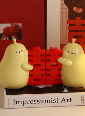 贝客汉居美喜字可爱抱抱梨摆件家装20240408饰品厅桌男面女生新婚