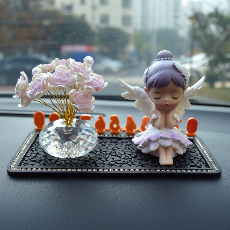 临时停车号码牌挪车电话牌移车牌创意可爱女生汽车内装饰用品摆件