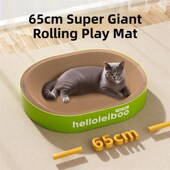 猫抓板集成圆形猫窝耐刮 不脱落猫抓盆瓦楞纸猫用品完整玩具 耐磨