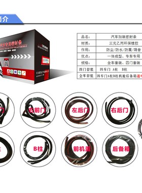 适用长安 CS55PLUS  CS75plus CS85 CS35汽车防尘隔音改装密封条