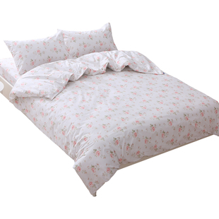 纯棉被套单件单人学生150x200双人200x230被罩全棉厚斜纹秋冬碎花