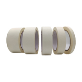 整箱批白色美纹纸胶带50米汽车喷漆外墙分色纸装 修遮蔽美术美缝纸