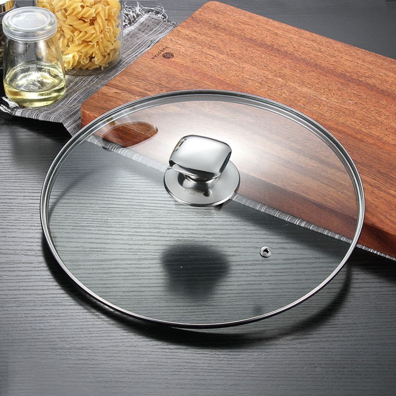 玻璃锅盖14通用22厘米24透明26cm砂锅家用炒菜锅玻璃盖汤锅小盖子