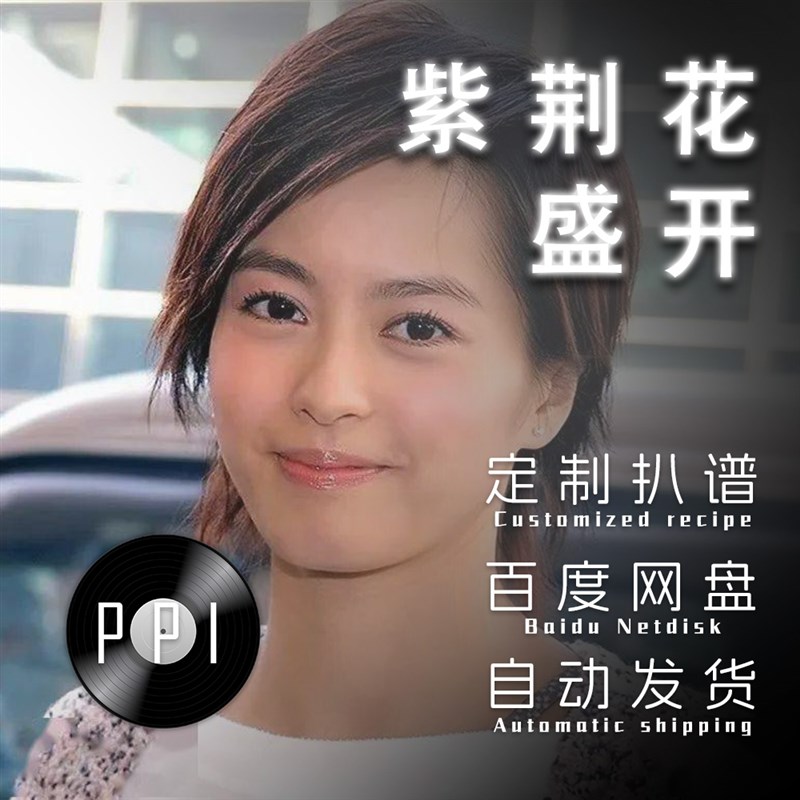 紫荆花盛开李荣浩  萨克斯谱单簧管长笛小提琴扒谱服务皮皮萨克斯