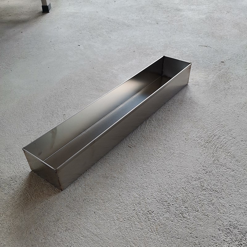 不锈钢信鸽长方形兔鸽子仓鼠食盘兔鸟食盒饮水槽芦丁鸡长条接水盘