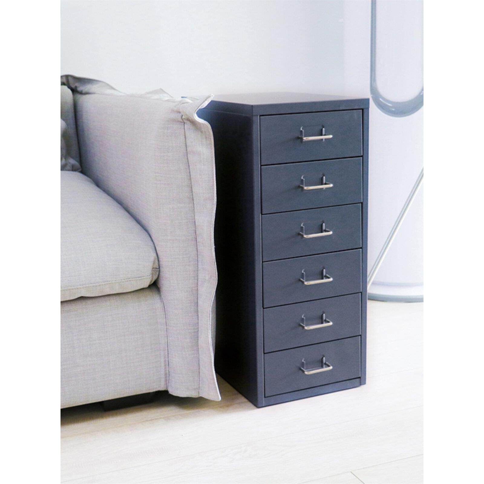 文件柜抽屉式办公室桌下小柜子铁皮柜矮柜a4多层收纳窄储物活动柜