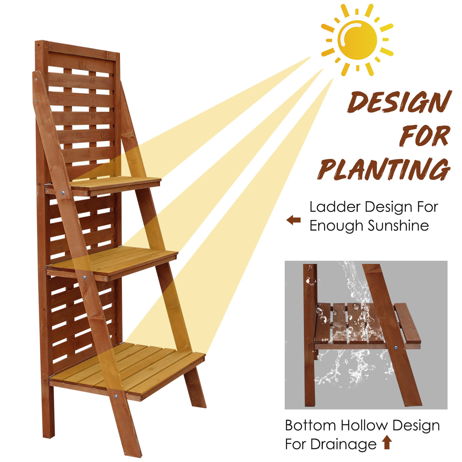 花园工具柜/园林工作台/花盆展示台/园林工具架/园林工具箱/储物