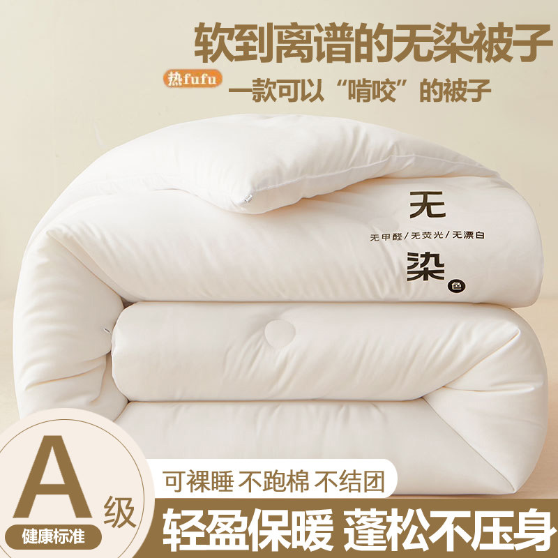 加厚保暖羽丝绒太空被芯四季用