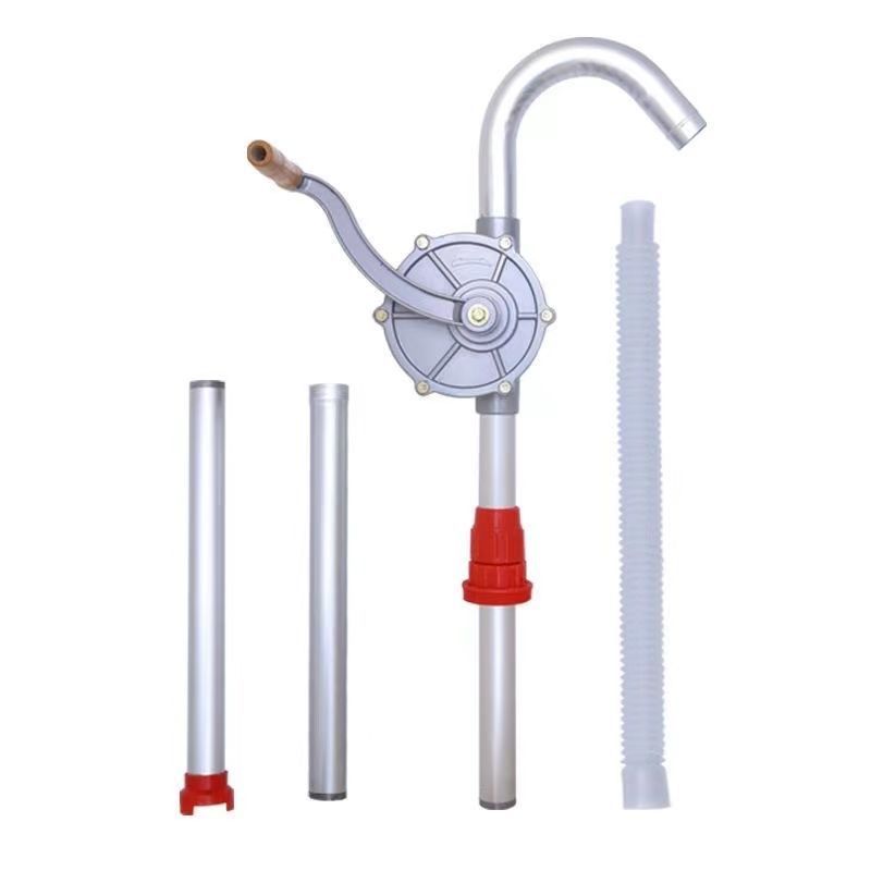 手摇油泵加油器手动油抽子抽油器抽机油吸油器铝合金抽油管加油器