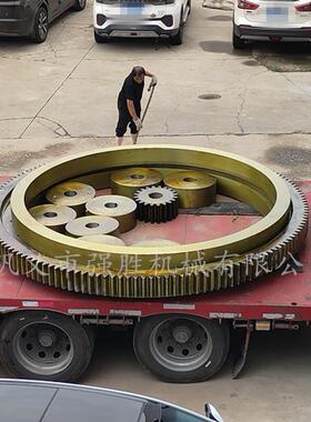 直筒污齿泥烘干机动设备铸钢大齿轮小轮传总成控箱EUZ开制关配件