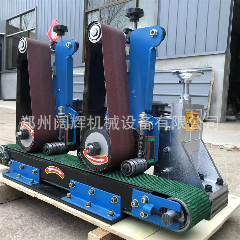 小型金属平面抛光机表面拉丝机去毛刺砂带砂轮可选择工厂直销