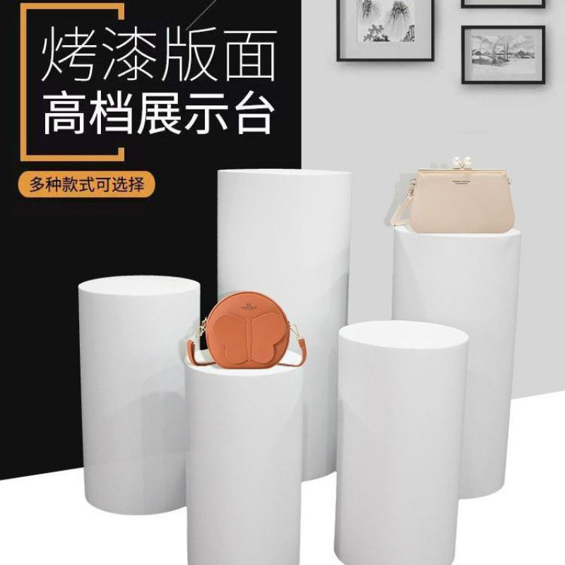 商场橱窗烤漆中岛展示架