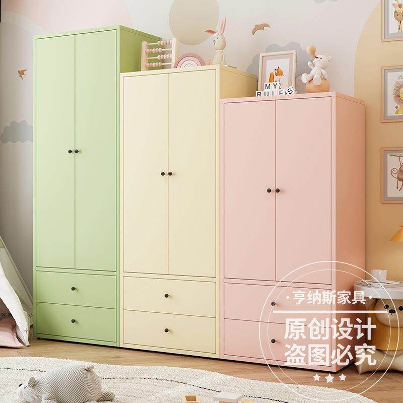 铁艺衣阳儿柜RQL童卧室纳柜出租收房小户型衣橱台储物柜大容量铁