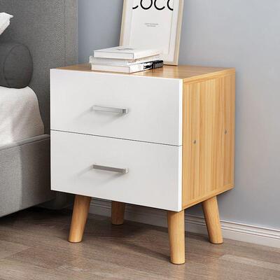 简约代床头柜床边小子轻现奢迷你收纳WBG物柜卧室置物架储小柜型