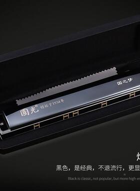 国光国之梦口琴24音也/比NJA28孔复c调/学口琴/赛自口琴/重音口