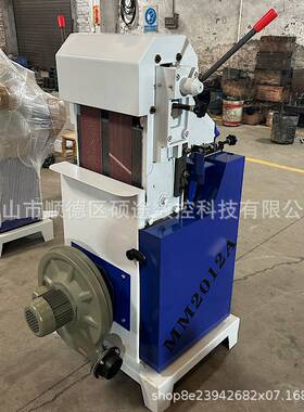 MM2012A双带立式木圆棒砂光机木工机械磨光机扫把抛光扫光配风机