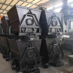 矿用翻矿斗式 多矿车FEW山井下运输材料车种型道号尺寸平板车轨岔