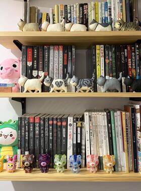 6R墙面柜书厅架隔壁挂书卧室客沙板发墙上创意书架多层置IZX物架