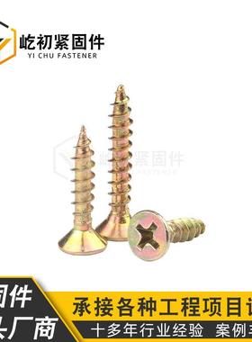 厂价维板钉锌高强纤度自螺丝家具用自攻攻钉十字沉头彩TMN快丝