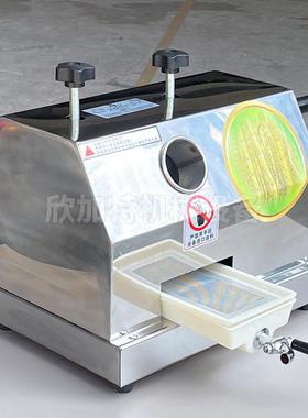 商用台式甘蔗机手榨蔗机甘蔗汁榨汁机手动式压榨机甘AFL摇压汁器