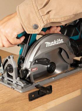 原装牧田aMakit锂充电手提木电切割机家用40V无刷KWA工电圆锯HS01