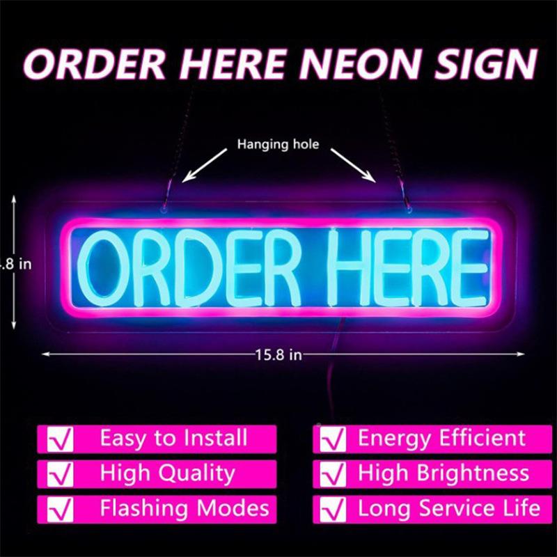 led霓灯背商虹DWZ用氛围灯灯跨境字母发光字亚克板力板跨境装饰灯