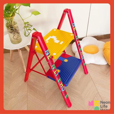 ?子梯家用多巴胺SEY马里风折叠室内伸缩多功梯能两步梯奥小楼梯加