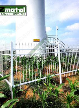 IQL锌钢圆钢艺护小区铁墙别墅栏院墙风围光电护栏