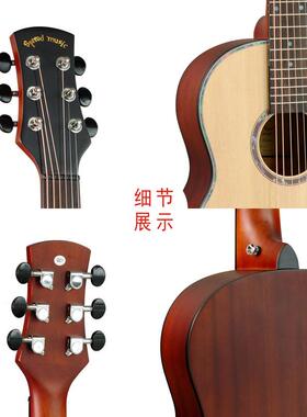 36民谣吉他学云杉沙QQC比利哑光吉亮寸光初者小他