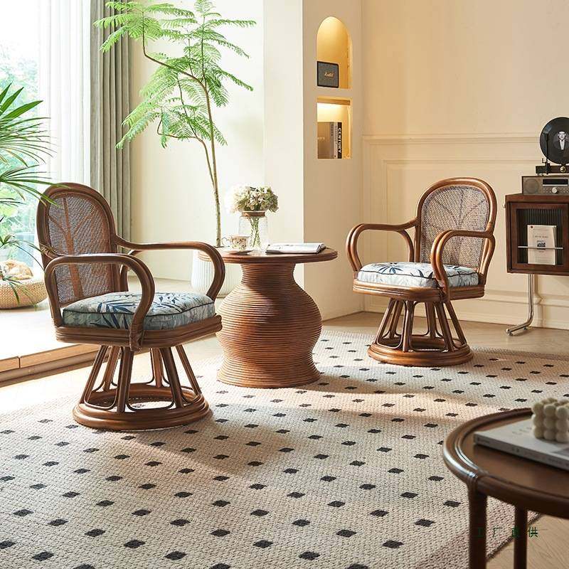 日式藤编休闲椅东南亚茶室阳台靠背椅设计师款家用真藤可旋转躺椅,玩具/童车/益智/积木/模型,垂直悬浮玩具,淘宝优惠券,粉丝福利购,淘宝优惠卷