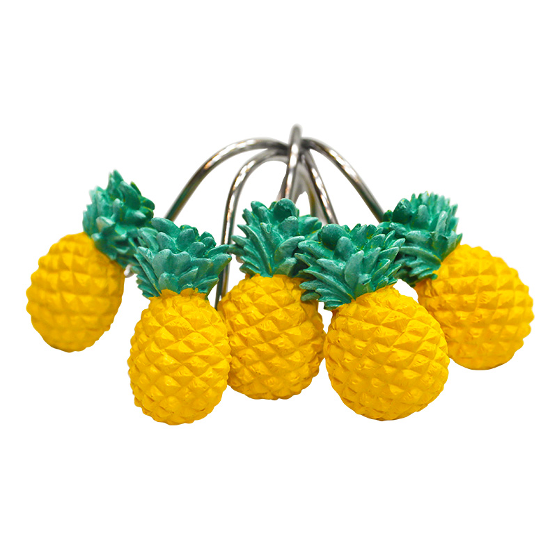 默玛不锈钢钩树脂浴帘挂钩浴帘环浴帘圈装饰钩浴帘配件卡通海洋钩