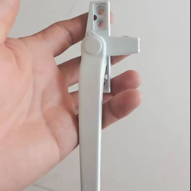 窗户锁扣铝合金外推窗拉手窗户把手门窗配件七字执手型平开