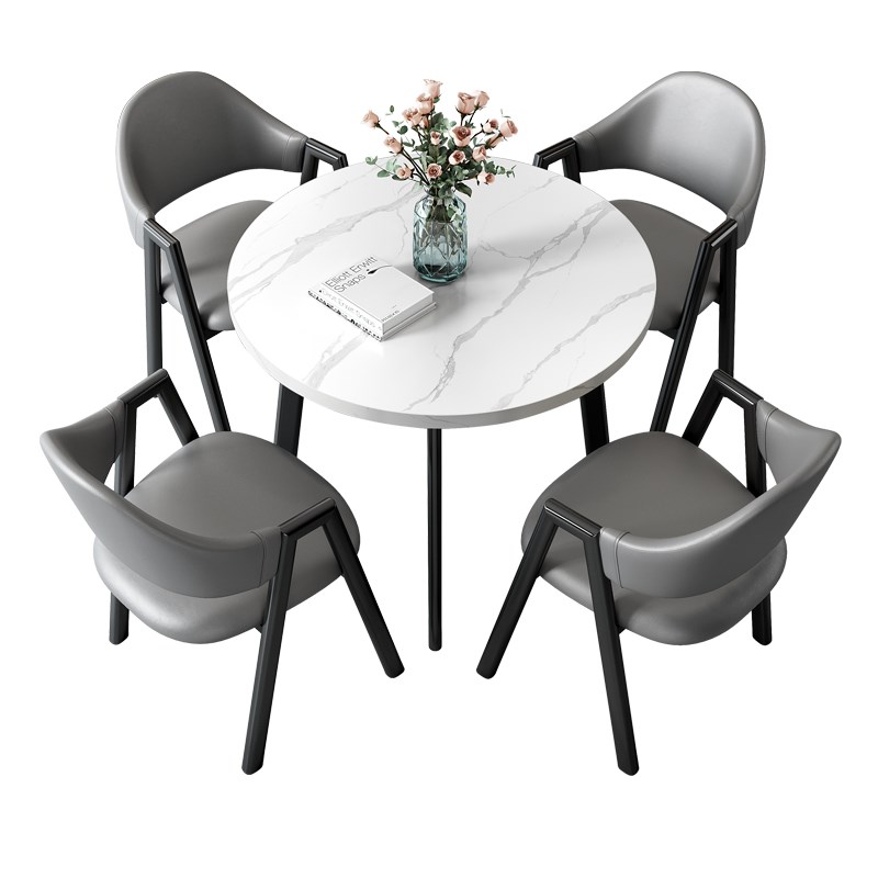 BD819会议室圆桌洽谈桌接简约现代桌椅接待办公室办公家具