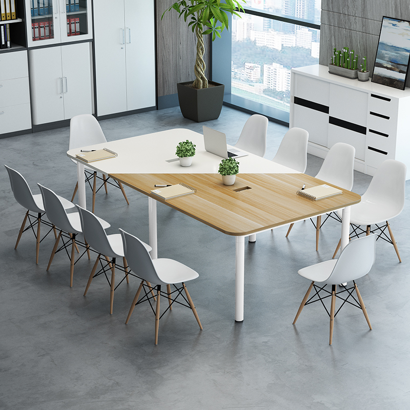 会议桌长桌简约现代长条形办公桌椅简易开会培训工作台长桌子