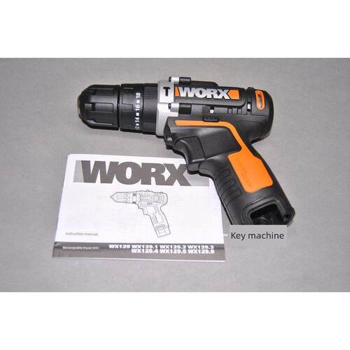 Worx 12伏锂电钻Wx129裸金属冲击电钻家用电钻维修木工电工