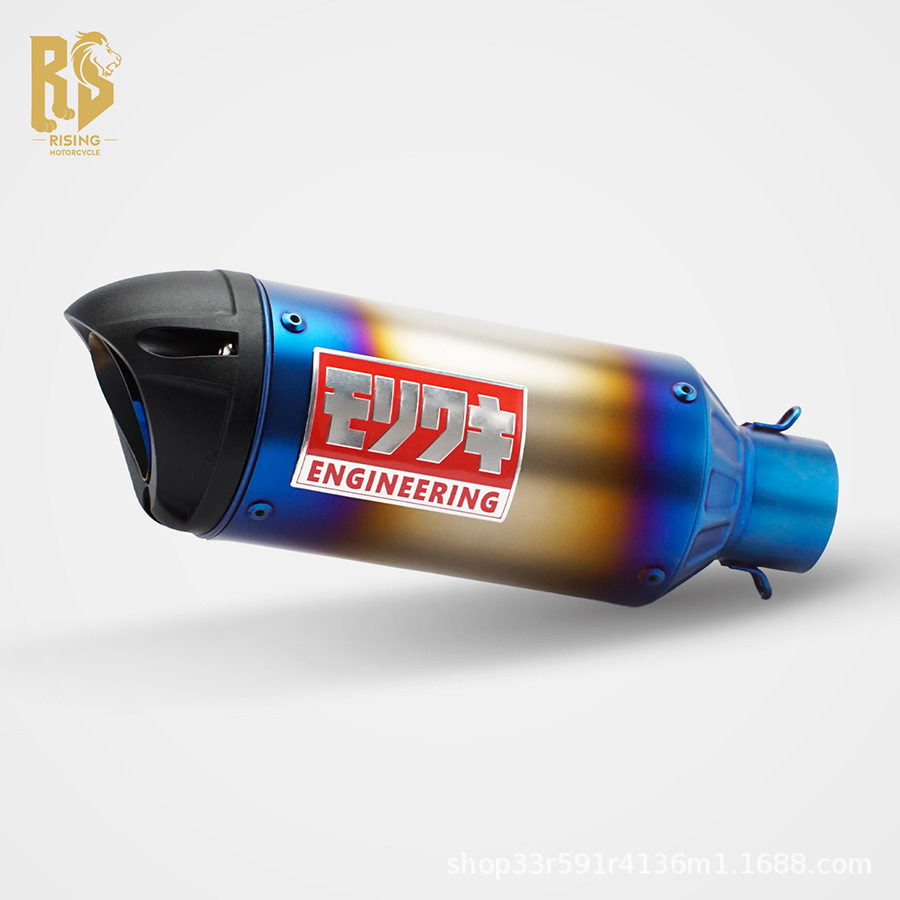 RS机车改装排气管尾段蛇仔鸭嘴直排炸街赛道轰天炮 R25 R3  NINJA