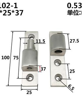 304不锈钢H脱卸*钢合页拆卸重HT-WJ102型合页可拆卸不锈工T业1002