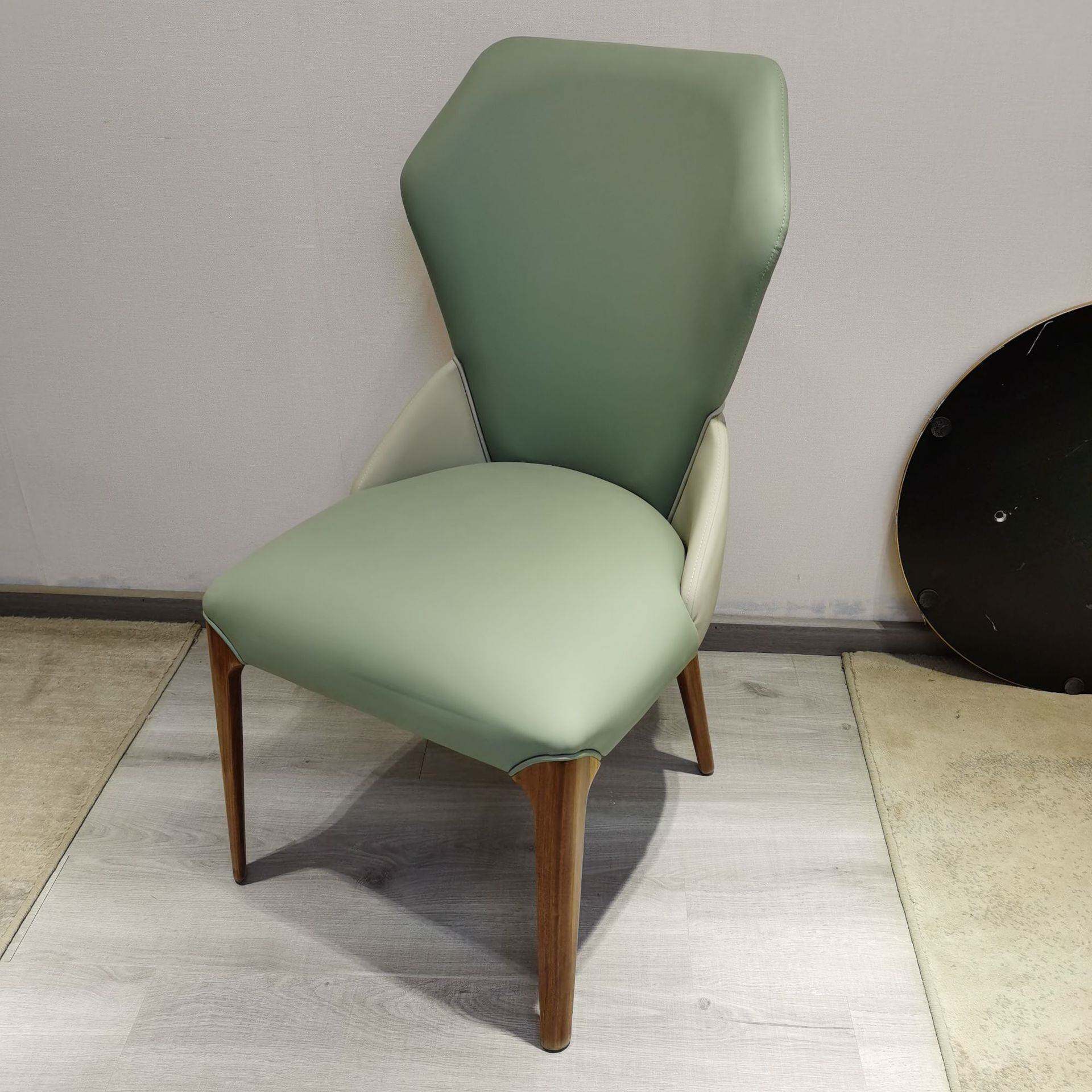 轻奢白蜡餐桌套装大理石岩板饭厅圆形6-8人饭桌餐厅乌金木圆桌椅