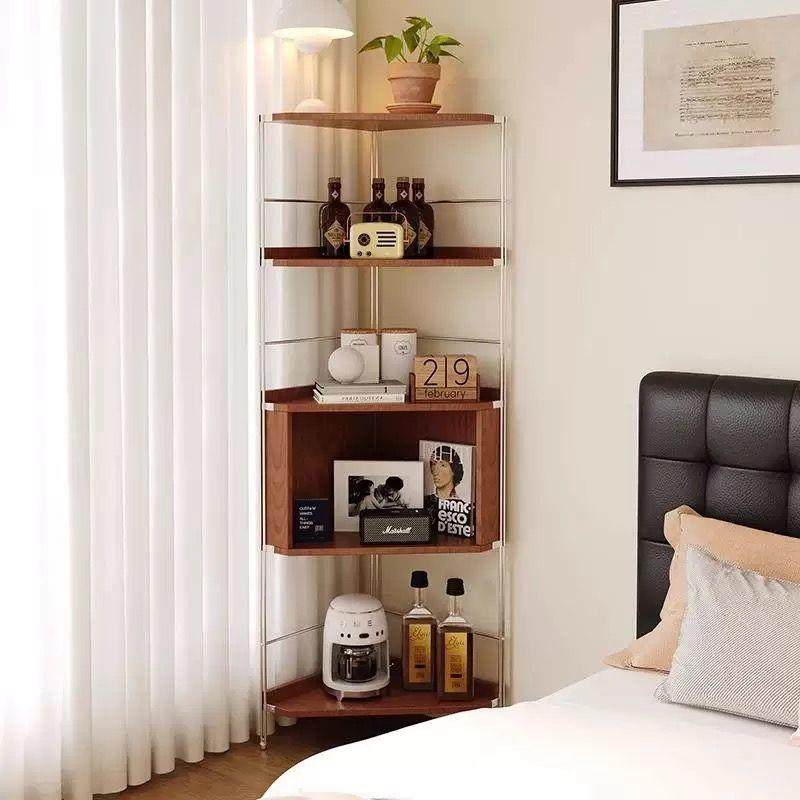 中古实木转IQB角置物架不锈书钢三角展示柜架客厅沙发收卧纳室架,鲜花速递/花卉仿真/绿植园艺,其它园艺用品,淘宝优惠券,粉丝福利购,淘宝优惠卷