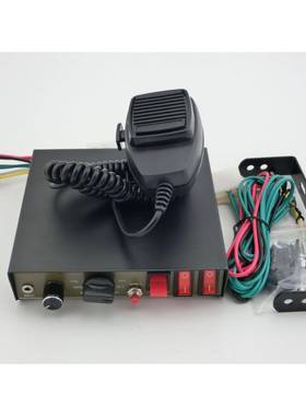 车载有线报主w机带清喊警SZQ话器200瓦多音高汽车扬声器1V242v伏