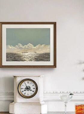 《海景法式复古艺术客厅装洋VGJ饰画南中古风美》餐厅走廊挂画式