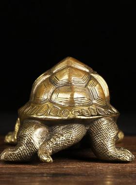 厂家件销如意龟直长寿35619龟摆件铜摆铜制品工艺品各种工艺摆件