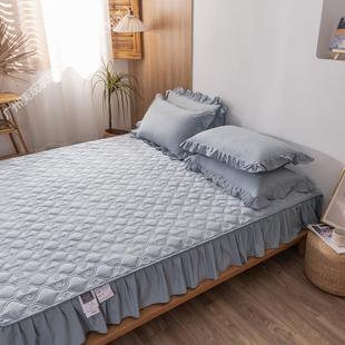 A类全棉5床裙棉单件20新款 YUN防尘罩床套遮 纯棉夹加厚床罩2床裙款