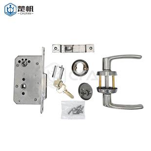 C3船用移门锁OHS-2910驾驶台防火推拉门锁304不锈钢CCS船舶490163