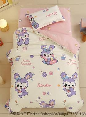 幼芯儿园被子件六件套纯MTQ棉儿童被套宝宝午休午套三睡垫被子含