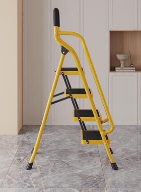家用梯子折叠梯人梯伸缩梯登字高爬装梯修梯加厚扶QVW梯稳固